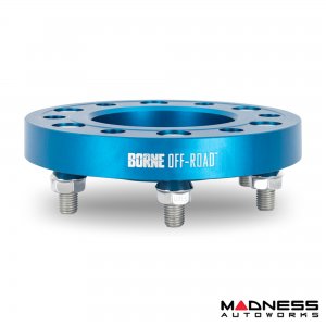 Ford Bronco Wheel Spacers - Set of 2 - 30mm - M12 - Blue Ford Bronco Wheel Spacers - Set of 2 - 30mm - M12 - Blue